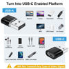 Picture of BaseNew USB to USBC Adapter 6 Pack,USBA to USBC Adapter,USB to USB C Adapter,USB Type C Adapter,USB to USB C Cable Converter Compatible with iPhone,MacBook,AirPod,Black