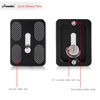 Picture of Niewalda Universal Tripod Quick Release Plate, Quick Release Plate, Arca Swiss Plate with 1/4 Inch Slotted Screw, C-Ring/D-Ring Screw, 1/4"-3/8" Screw, for DSLR Camera Tripod Ball Head(PU-50)