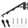Picture of MSKIRA Ring Light Wall Mount with Triangle Base, 43.3inch/110cm Length Adjustable Support 180° Flexible Rotation, Wall Mount Boom Arm Up to 3.6ft for Photography Strobe Flash, Softbox, Salon