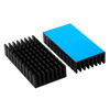 Picture of Jienk 5PCS Aluminum Heat Sink with Thermal Conductive Adhesive Tape, 50×25×10mm Heatsink Cooler for Cooling VRM GPU Stepper Driver 3D Printer Stepper Motor