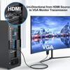Picture of URELEGAN HDMI to VGA Cable 3 Feet 10-Pack, HDMI to VGA (Male to Male) 1080P HD Video Cord Compatible for Computer, Desktop, Laptop, PC, Monitor, Projector, HDTV and More (NOT Bidirectional)