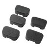Picture of SHANFEILU VGA Port Cover Anti Dust Cap VGA Plug Protector for RS232,DB15,DB9 VGA Male Port Connectors 50 PCS 17 mm x 9 mm(Black)