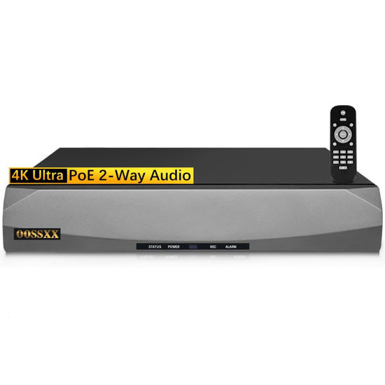 Picture of (POE NVR Network Video Recorder 16-Channel 4K) Supports up to 16 x 8MP/4K IP Cameras, Max 8 TB Hard Drive (HDD Not Included) 8.0 Megapixel