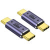 Picture of AuviPal USB C Male to Male Adapter (2 Pack), USB Type C Connector Extender Compatible with Thunderbolt 4/3 Support up to 100W Charging, 40Gbps Data Transfer and 8K@60Hz Video