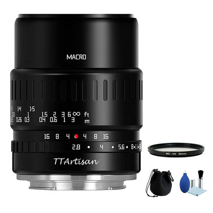 Picture of TTArtisan 40mm F2.8 APS-C Macro Lens 1:1 Magnification Manual Focus Camera Lens for Sony E Mount Camera A6000 A6100 A6300 A6400 A6500 NEX-3 NEX-5-3N NEX-5N