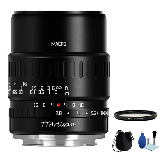 Picture of TTArtisan 40mm F2.8 APS-C Macro Lens 1:1 Magnification Manual Focus Camera Lens for Sony E Mount Camera A6000 A6100 A6300 A6400 A6500 NEX-3 NEX-5-3N NEX-5N