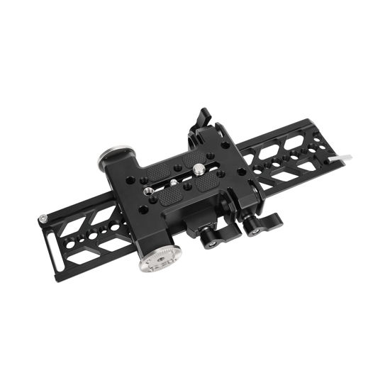 Picture of CAMVATE 10" Dovetail Plate with 15mm Double Rod & M6 Rosette Adapter for Video Camcorder Accessory - 3116