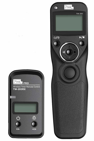 Picture of Pixel TW-283 E3 Wireless Shutter Release Cable Wired Remote Control Compatible Compatible for Canon XT XTi XS XSi T1i T2i T3 T3i T4i T5 T5i T6i SL1 EOS R R6 1300D 300D 60D 60Da 70D 80D 90D 850D 750D