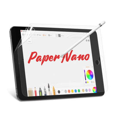 Picture of bersem 2 Pack Paperfeel Screen Protector Compatible with iPad Mini 5 (2019) & iPad Mini 4, Pencil Compatible Anti Glare With Easy Installation Kit
