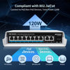 Picture of Outdoor Waterproof 8-Port PoE Switch with 8 Port PoE+@120W + Gigabit Uplink Port, 10 Port IEEE802.3af/at Power Over Ethernet Switch Unmanaged with VLAN and 250m Extender Function, Plug & Play