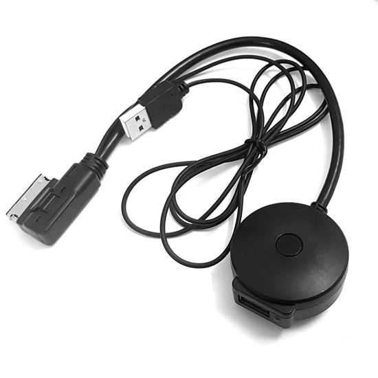 Picture of Bojer Bluetooth Adapter Compatible with Audi A3 A4 A5 A6 A7 S3 S4 Q3 Q5 Q7 WV Car Apple Android Phone Music AMI Interface Wireless Cable Capable Devices