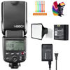 Picture of Godox V850II GN60 2.4G 1/8000s High-Speed Sync Flash Speedlite Speedlight & 2000mAh Li-ion Battery, 1.5s Recycle time, 650 Full Power Compatible for Canon Nikon Pentax Fuji Olympus Panasonic Cameras