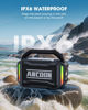 Picture of ANCOON Speakers Bluetooth Wireless: 80W(Peak) Loud Speaker with Bass, 20H Playtime, IPX6 Waterproof, Large Jobsite Speakers for Work, Outdoor, Workshop, Garage, Portable Speaker with TWS (Black)