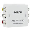 Picture of SAIZHUO PAL to NTSC Converter, Mini 1080P PAL NTSC Mutual Conversion PAL to NTSC/NTSC to PAL Converter, for TV, DVD Player/Recorders, VCR, etc