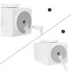 Picture of UYODM 2Pack 30FT Micro USB Extension Cable Compatible with WYZE Cam Pan V3, L-Shape 90 Degree Extension Charging Cable Power Your WYZE Cam Pan V3 Continuously - White