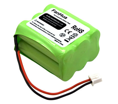 Picture of Fanhua 2000mAh 7.2V Replacement Battery for 2Gig BATT1X,BATT2X,BATT1,GC2 2GIG-CNTRL2 2GIG-CP2 GCKIT311 Go Control Security Panel Alarm System 6MR2600AAY4Z 10-000009-001 10-000013-001 Linear PERS-4200