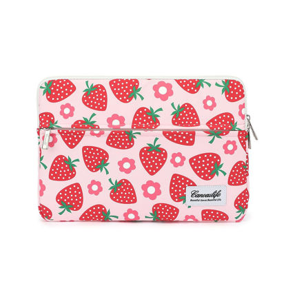 Picture of Canvaslife Patten Laptop Sleeve 14 inch 14.0 inch Laptop case Bag (Strawberry)