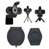 Picture of Create idea 6PCS Privacy Shutter Lens Caps Webcam Lens Cover Protective Caps Self-Adhesive Hood for Webcam Laptop Protecting Privacy and Security Black