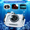 Picture of Seafrogs Underwater Camera Housing for Olympus TG-6, Professional Underwater Accessories 195FT/60M for Olympus Tough TG-6 (TG-6-white)