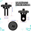 Picture of Frienda 4 Pieces Aluminum Camera Tripod Conversion Adapter 1/4-20 Conversion Adapter Metal Camera Mount Adapter for Tripod Compatible with GoPro Action Cameras and Other Standard 1/4 Accessories