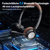 Picture of MAIRDI Bluetooth Headset with Microphone for PC, 40H Work Time, Mono Wireless Headset with Mic Ai Noise Cancelling, Bluetooth Phone Headset for Computer Laptop Office Call Centers Microsoft Teams