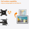 Picture of Mount for Echo Show 15 | Adjustable Wall Mounting Bracket for Amazon Echo Show 15, Swivel and Tilt, Easy Installation | Black