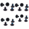 Picture of Deal4GO 20-pack M2 x 3 mm Phillips Flat Head Screw Fastener w/Nickel Plated replacement for Laptop PC M.2 SSD Heatsink WiFi card Screws (Black)