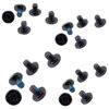 Picture of Deal4GO 20-pack M2 x 3 mm Phillips Flat Head Screw Fastener w/Nickel Plated replacement for Laptop PC M.2 SSD Heatsink WiFi card Screws (Black)