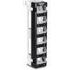Picture of TRENDnet 12-Port Blank Angled Wall Mount Keystone Patch Panel, TC-KP12V, Use with TRENDnet Keystone Jacks (Sold Separately), Snap-in Style, Quick and Easy Access, 89D Wall Mount Bracket Included