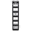 Picture of TRENDnet 12-Port Blank Angled Wall Mount Keystone Patch Panel, TC-KP12V, Use with TRENDnet Keystone Jacks (Sold Separately), Snap-in Style, Quick and Easy Access, 89D Wall Mount Bracket Included