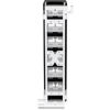Picture of TRENDnet 12-Port Blank Angled Wall Mount Keystone Patch Panel, TC-KP12V, Use with TRENDnet Keystone Jacks (Sold Separately), Snap-in Style, Quick and Easy Access, 89D Wall Mount Bracket Included