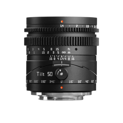 Picture of TTArtisan Tilt 50mm f1.4 Full Frame Manual Portrait Lens Large Aperture Compatible with Mirrorless Camera (FX Mount)