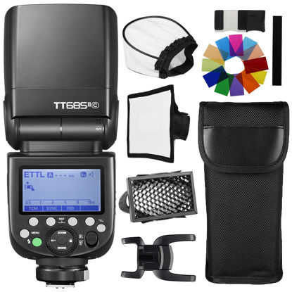 Picture of Godox TT685IIC TT685II-C Flash Strobe GN60 TTL Speedlite HSS 1/8000s GN60 2.4G Wireless X System Camera Flash Speedlite for Canon EOS Cameras