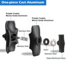 Picture of WINDFRD Aluminum Short (3.35") Double Socket Arm for 1.5 Inches/C Size / 38mm Ball Accessories, Powerful Clamp, Compatible with RAM Mount, iBolt and More