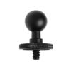 Picture of SG Store 17mm Ball Head Converter 1/4 Screw Head/Thread for Car Monitor Pad GPS Cellphone Ball Mount Base Camera Bracket 360° Panoramic Photography Ballhead