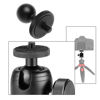 Picture of SG Store 17mm Ball Head Converter 1/4 Screw Head/Thread for Car Monitor Pad GPS Cellphone Ball Mount Base Camera Bracket 360° Panoramic Photography Ballhead