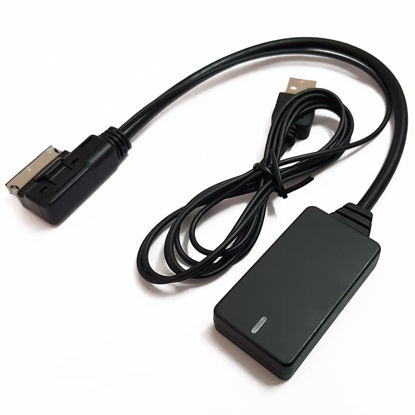 Picture of Bojer Bluetooth Adapter Compatible with A3 A4 A5 A6 A7 A8 S3 S4 Q3 Q5 Q7 TT TTS Car Apple Android Phone Music AMI Interface Wireless Cable Devices