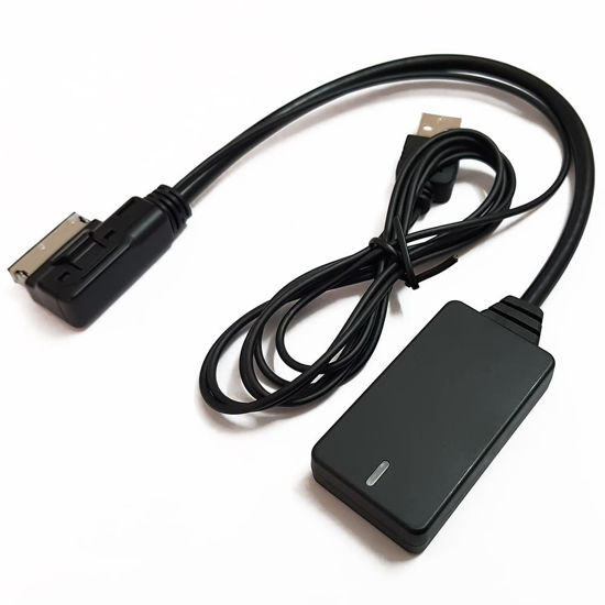 Picture of Bojer Bluetooth Adapter Compatible with A3 A4 A5 A6 A7 A8 S3 S4 Q3 Q5 Q7 TT TTS Car Apple Android Phone Music AMI Interface Wireless Cable Devices