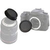 Picture of Body Cap & Camera Rear Lens Cover Compatible with for Canon EF 1D 1DS Mark II III IV 7D Mark II 90D 80D 77D 70D D30 D60 50D 60D 5D T7i XT XTi XSi T3 T3i T4 T4i T7 T6 T6i T5i SL2 etc