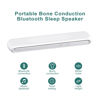 Picture of Under Pillow Speaker Bluetooth for Sleeping: Sleep Sound Machine with Bone Conduction Stereo - Portable Pillow Speaker White Noise Sleep Aid Speaker -White