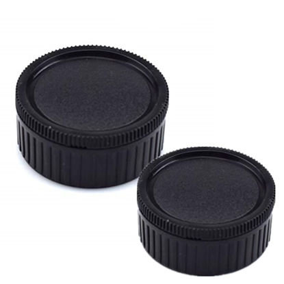 Picture of LM Body Cap & Camera Rear Lens Cover Compatible for Leica M LM,Zeiss ZM,Voigtlander VM Mount Camera Rear Lens Protector Cover and Body Protector Set