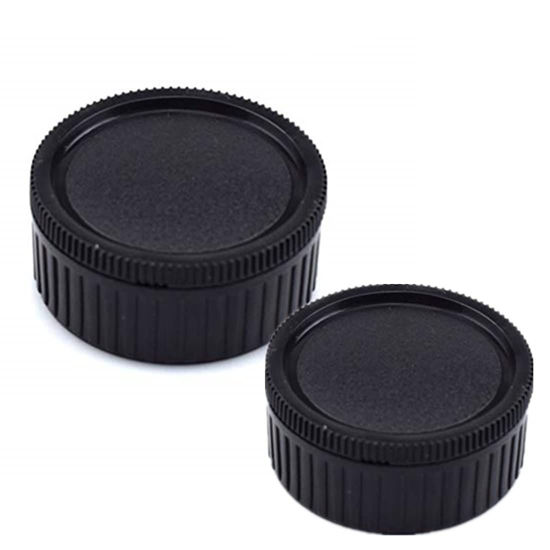 Picture of LM Body Cap & Camera Rear Lens Cover Compatible for Leica M LM,Zeiss ZM,Voigtlander VM Mount Camera Rear Lens Protector Cover and Body Protector Set