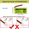 Picture of iMah BT183342/BT283342 2.4V 400mAh Ni-MH Battery Pack Compatible for BT166342/BT266342 BT162342/BT262342 2SN-AAA40H-S-X2, Pack of 5