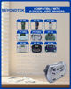 Picture of BEYONDTEK Work for Brother P Touch M Tape 1/2" Black on White 12mm 0.47 Label Maker Tape Compatible for Brother PT-45 Label Tape M-231 Mk-231 M-k231S for PT-65 PT-M95 PT-85 PT-90 PT-70 PT-80,8m 26.2ft