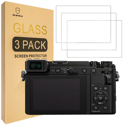 Picture of Mr.Shield [3-Pack] Screen Protector For Panasonic Lumix DC-GX9 GX9 G9 GX7 II III Camera [Tempered Glass] [Japan Glass with 9H Hardness] Screen Protector