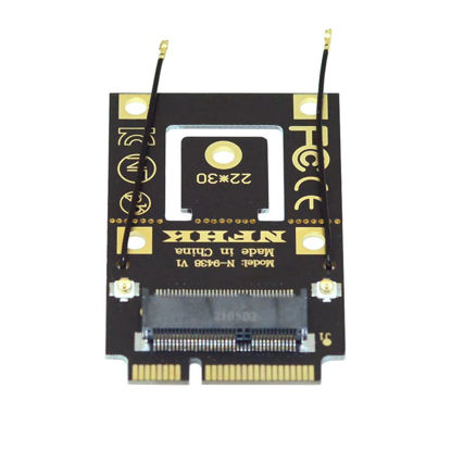 Picture of NFHK NGFF M.2 Key-A to Mini PCI-E PCI Express Converter Adapter for 9260 8265 7260 AC Card