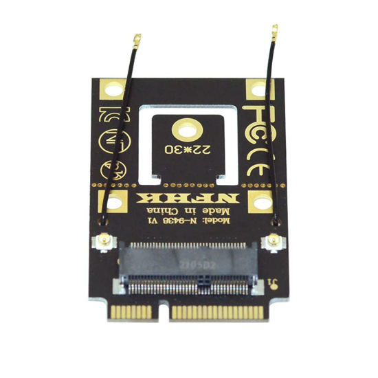 Picture of NFHK NGFF M.2 Key-A to Mini PCI-E PCI Express Converter Adapter for 9260 8265 7260 AC Card