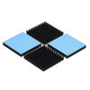 Picture of Jienk 4PCS 40mm Aluminum Heat Sink with Thermal Conductive Adhesive Tape, 40×40×5mm Heatsink Cooler for Cooling TEC1-12706, VRM GPU Stepper Driver 3D Printer Stepper Motor