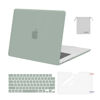 Picture of MOSISO Compatible with MacBook Air 15 inch Case 2024 2023 Release M3 A3114 M2 A2941 with Liquid Retina Display&Touch ID, Plastic Hard Shell&Keyboard Cover&Screen Protector&Storage Bag, Antique Green