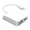 Picture of [Apple MFi Certified] Lightning to USB Camera Adapter with Charging Port for iPhone, USB 3.0 Female OTG Cable for iPad to Connect Card Reader USB Flash Drive U Disk Keyboard Mouse Hubs Midi